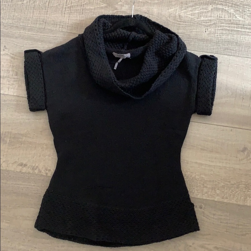 Swoop neck sweater/blouse